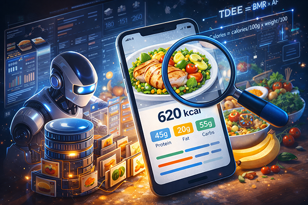 Как приложение считает калории: формулы, базы данных и ИИ