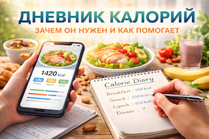 Дневник калорий: зачем он нужен и как помогает контролировать питание