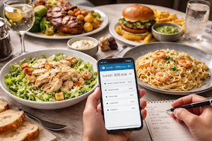 Как считать калории в кафе и ресторанах, если нет точных данных